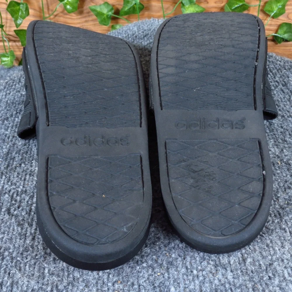 Adidas Adilette Comfort Mens Slide Sandals Size 10 Gym Shower Core Black S82137